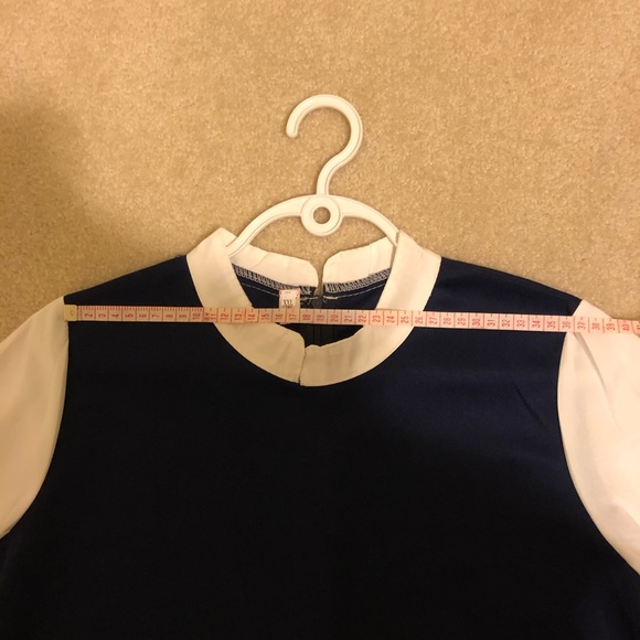 đź’śMock Two-Piece Long Sleeved A-Line Mini Dress - Picture 4 of 7